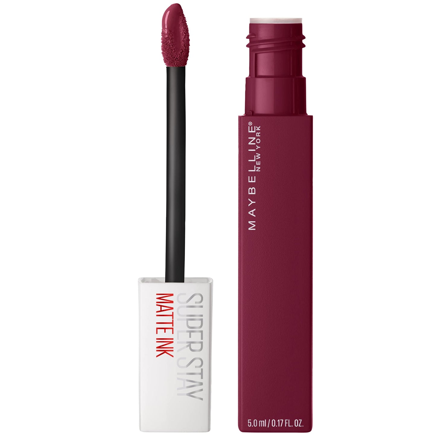 Maybelline Labial líquido matte de larga duración, Superstay Matte Ink City Edition tono Founder 115, 5g