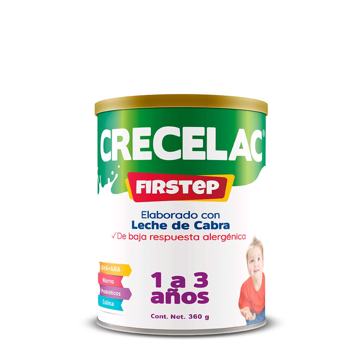 Fórmula Crecelac Firstep 1-3 Años (360gr)