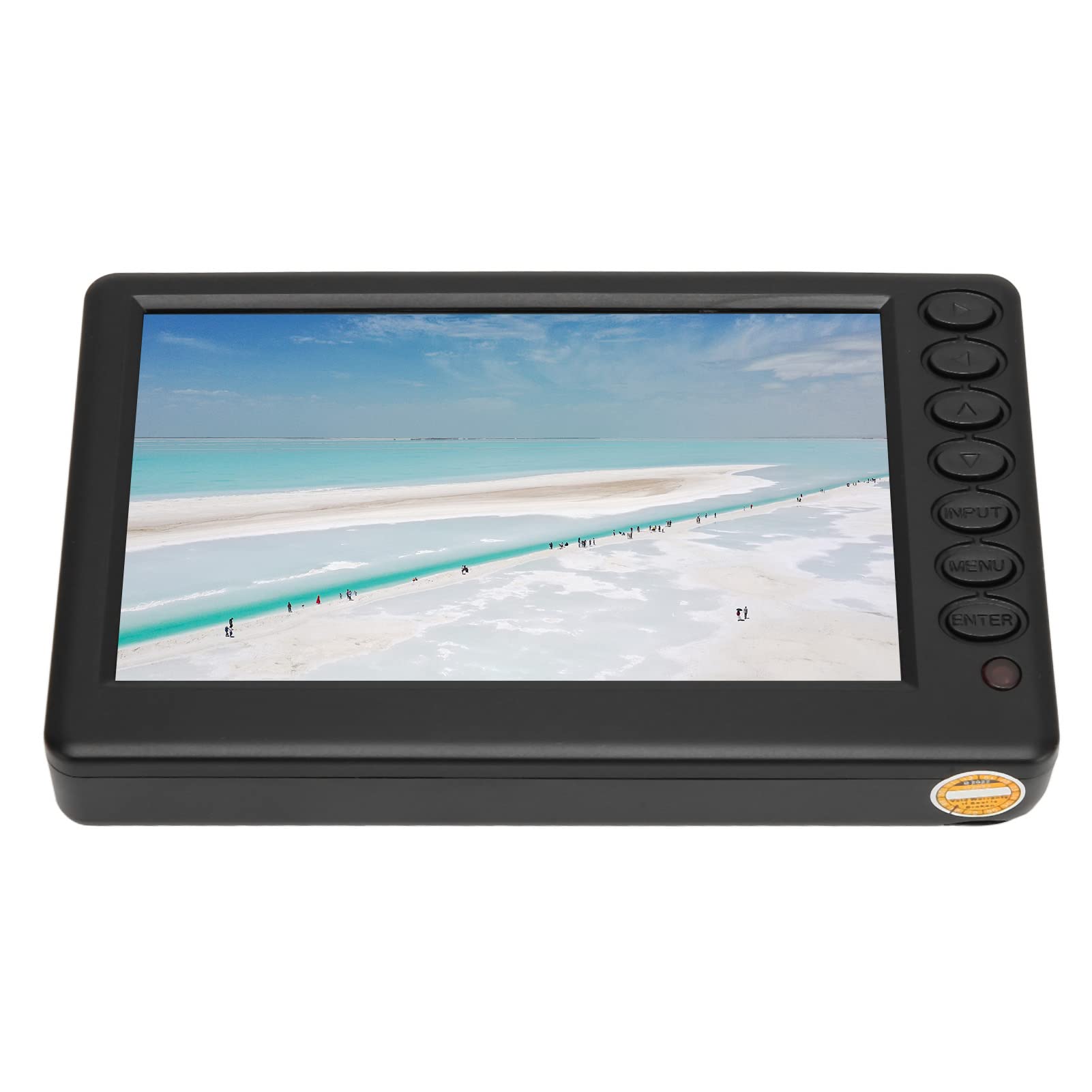 TV Digital Portátil ZIZEV, Enchufe de EE. UU., Negro, 5 Pulgadas para Exteriores