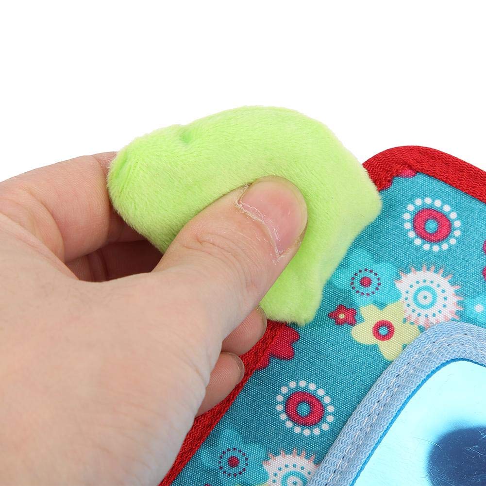 Hztyyier Espejo de Piso para bebé Espejo de Cuna Encantador Colorido con Gancho Cochecito Espejo Colgante Juguete Gran de Ducha