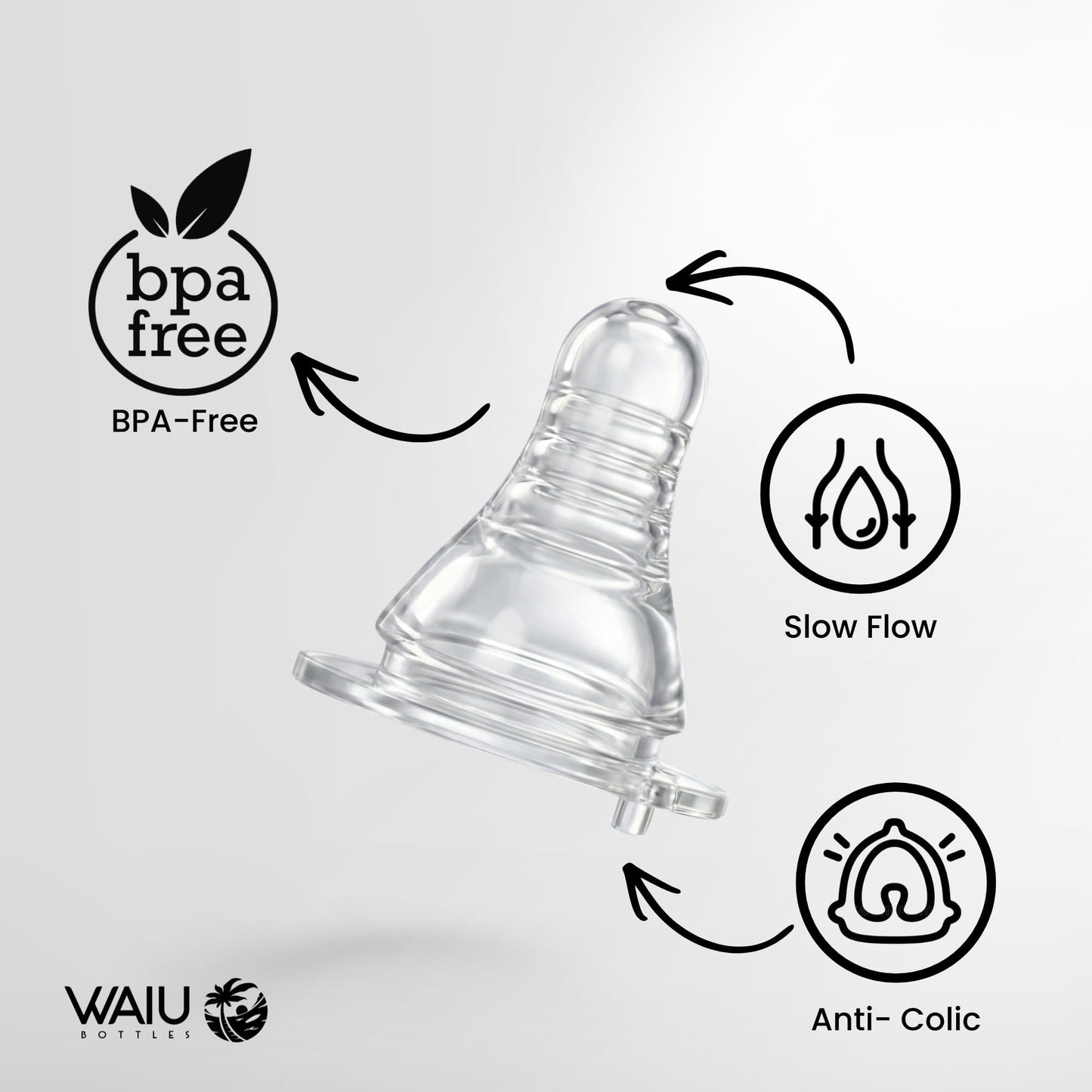 Waiu - Biberón aislado de acero inoxidable de 4 onzas, mantiene las bebidas frías 24 horas, caliente 8 horas, sin BPA, aislado al aspiradora, biberón de viaje (blanco)