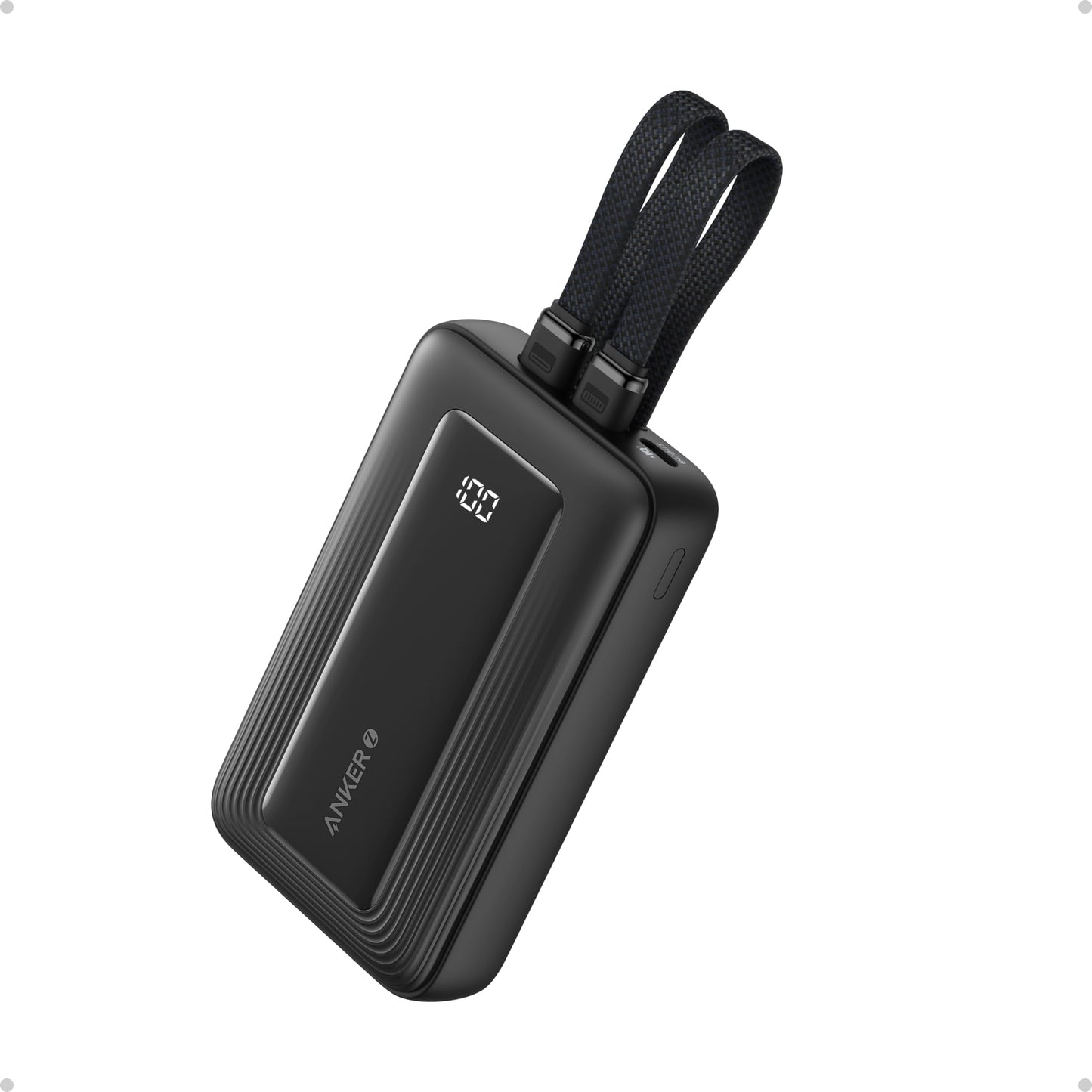 Power Bank Anker Zolo Blanco con Carga Rápida de 30W y Certificación MFI