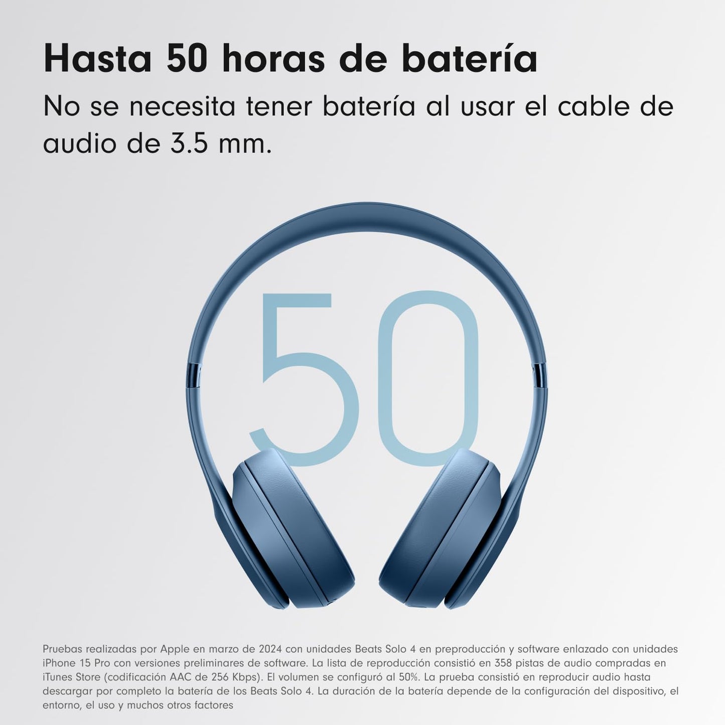Beats Solo4 - Auriculares supraaurales inalámbricos - Azul Pizarra