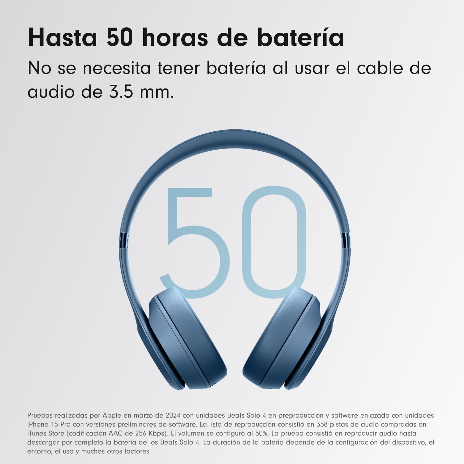 Beats Solo4 - Auriculares supraaurales inalámbricos - Azul Pizarra