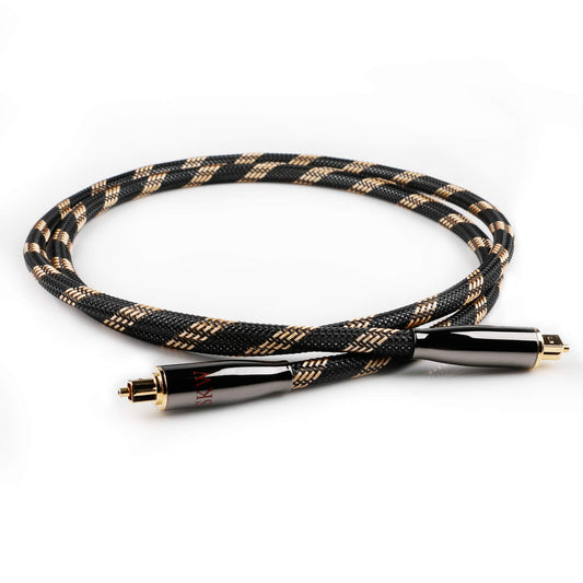 Cable Óptico Toslink SKW Oro 5m de Cobre para HI-FI