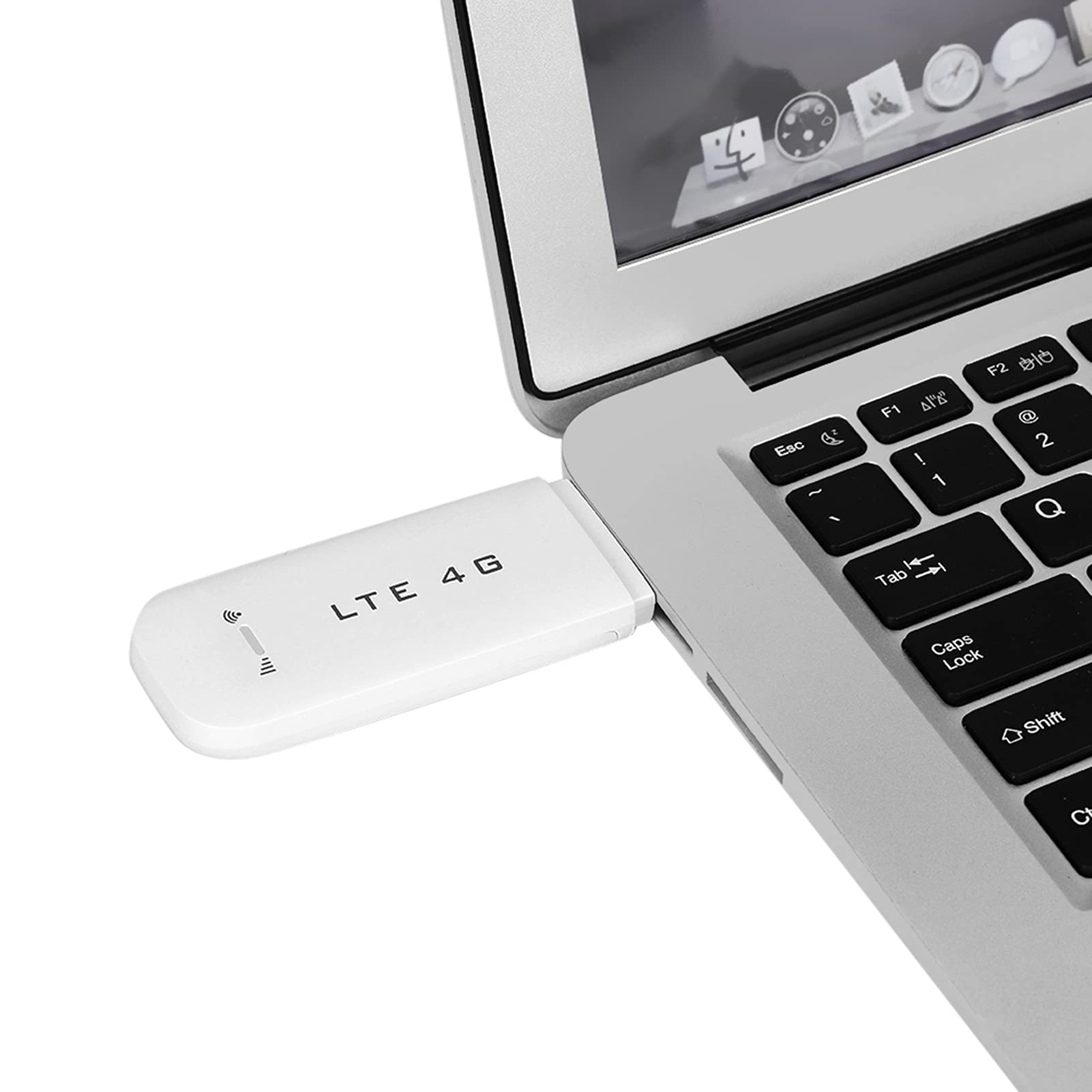 ASHATA 4G/ 3G Dongle,100 Mbps USB Dongle Router Móvil de Punto de Acceso Portátil,Con/sin Función WiFi (Opcional),Hotspot de la red inalámbrica(con Wifi)