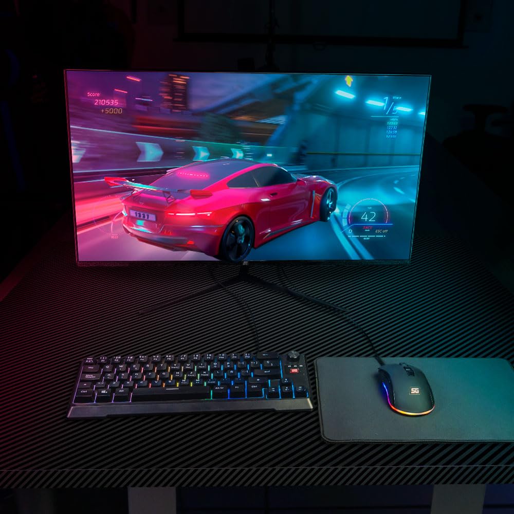 Monitor Gamer Vorago LED 27 Pulgadas Frameless Full HD IPS para Consolas y PC