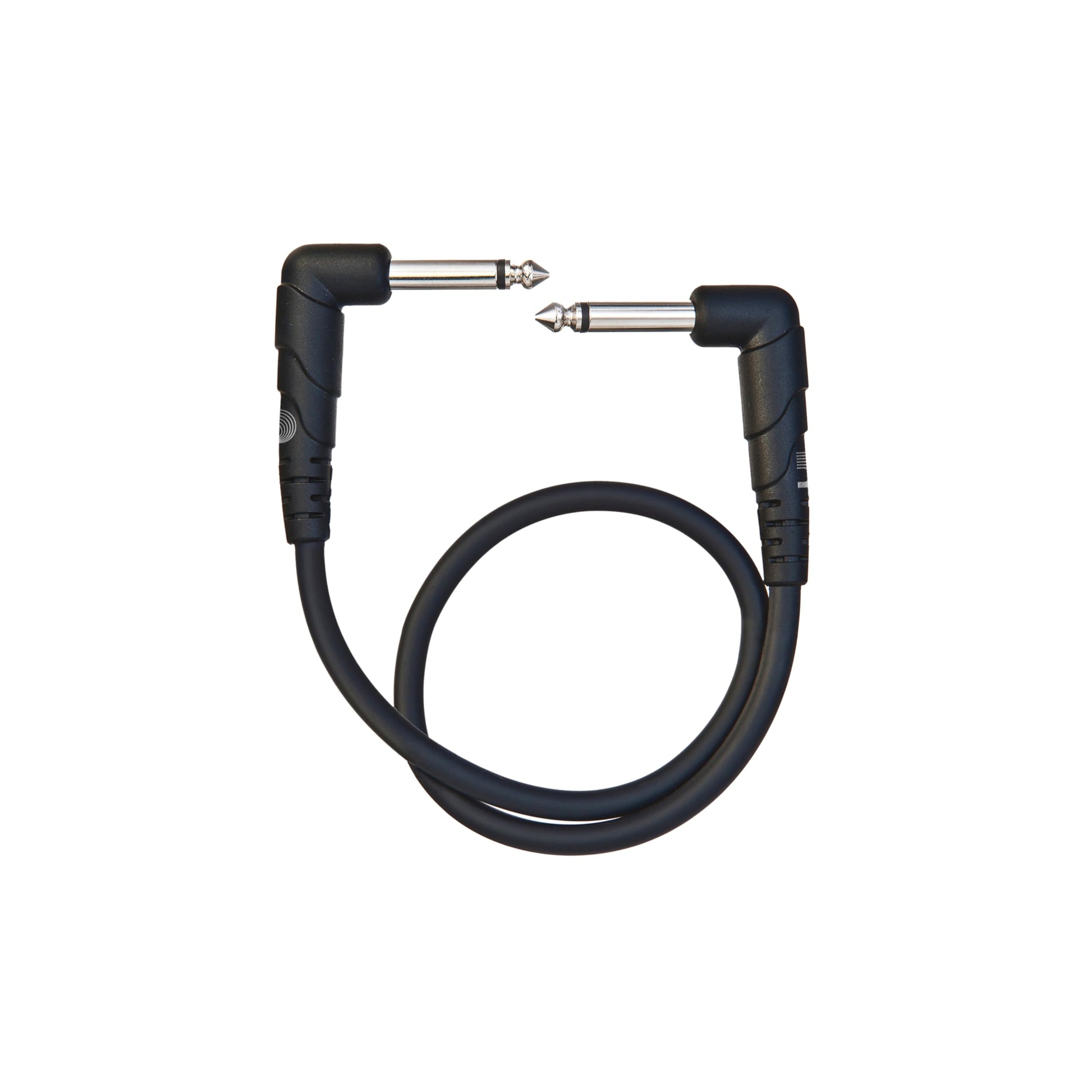 Cable de Guitarra D'Addario - Cable de Conexión de Guitarra - Cable de Instrumento - Serie Classic - 1/4 Pulg Macho a 1/4 Pulg Macho - 0.3048 Metros - Ángulo Recto - 3-Paquete