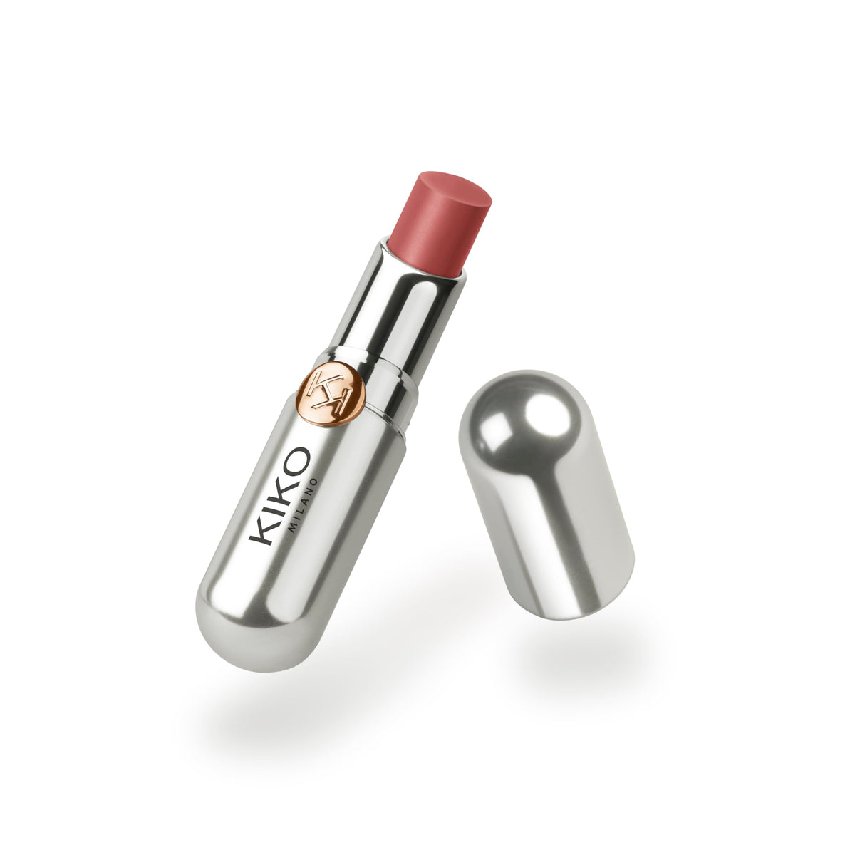 KIKO MILANO – Bálsamo de color – Bálsamo labial tintado enriquecido con manteca de karité y vitaminas A, E & C | Labial hidratante Chapstick con aroma afrutado | Hipoalergénico y sin crueldad | Fabricado en Italia, almendra