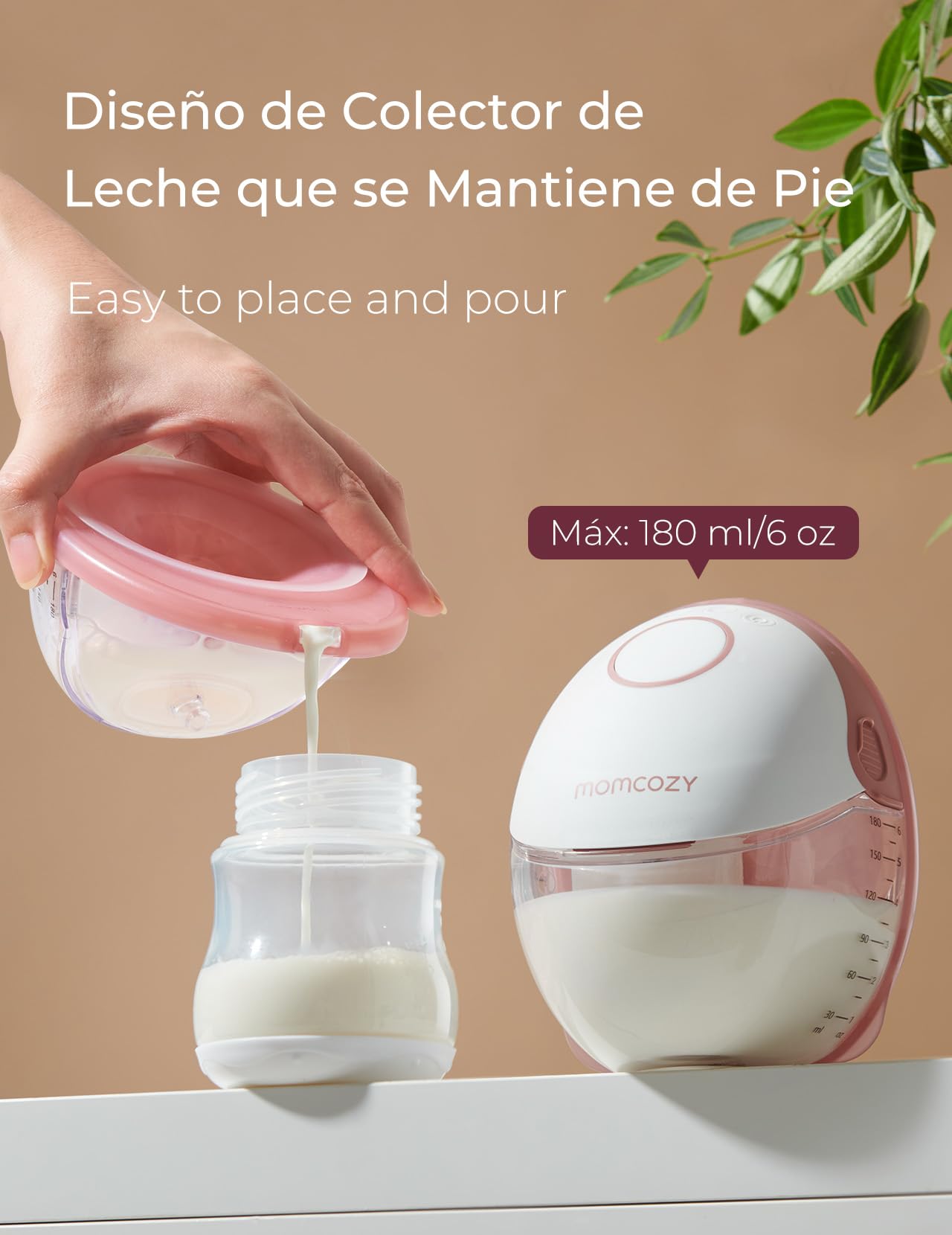 Momcozy Extractor de Leche Electrico M6, 2 Piezas, Rojo Acogedor