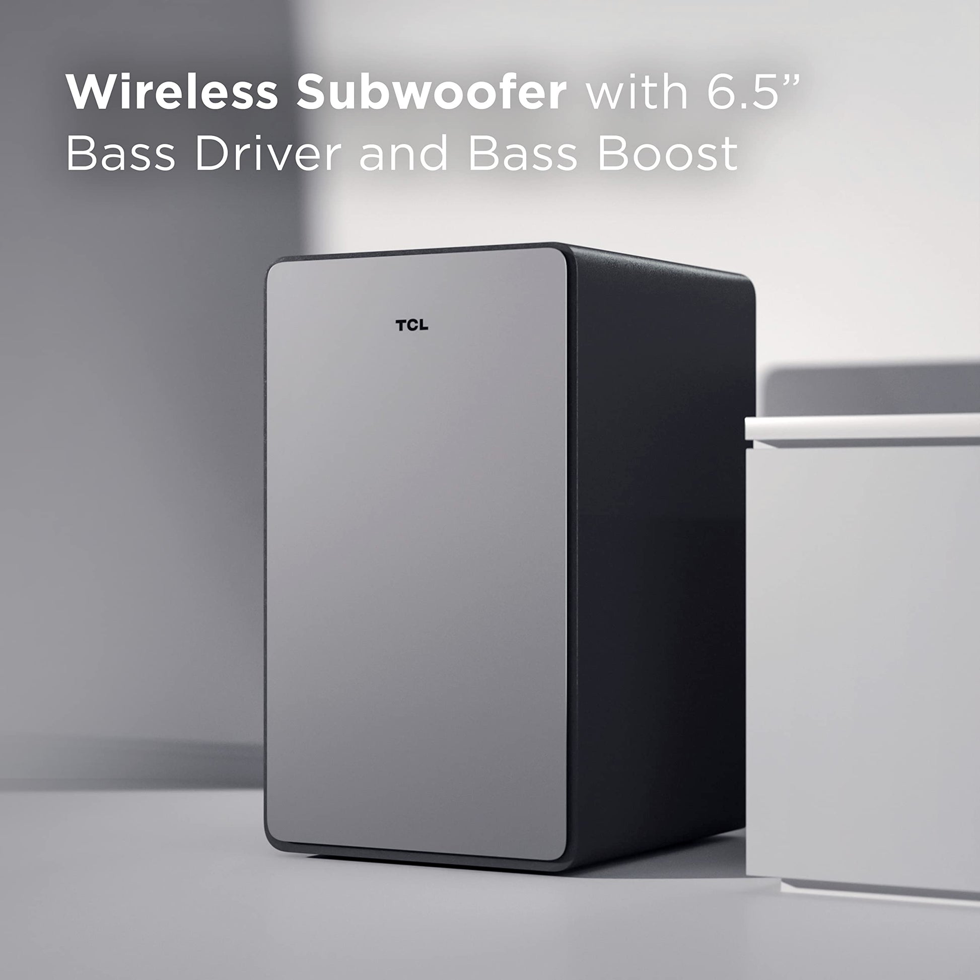 Barra de Sonido TCL Negro de 3.1 Canales con Subwoofer Inalámbrico y Dolby Audio para Hombre