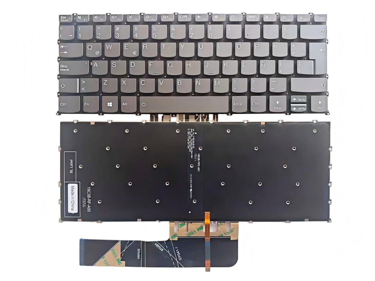Teclado de Repuesto Lenovo Negro Compatible con Flex 5 e Ideapad 5