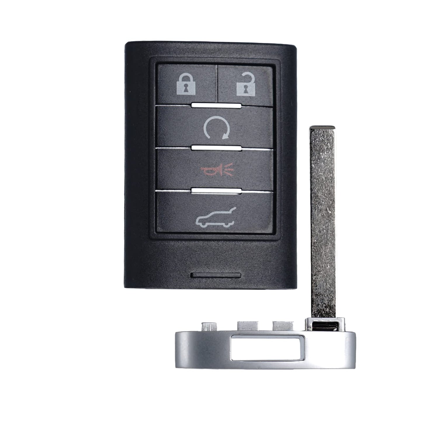 SUPALAND - Llavero de repuesto compatible con Cadillac SRX 2010, 2011, 2012, 2013, 2014, 2015, ATS XTS 2013-2014, ELR, botón de arranque inteligente, proximidad, entrada sin llave, control remoto
