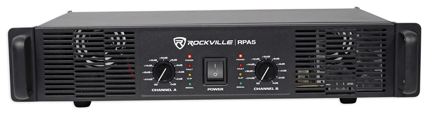 Rockville R4G150B Bobina de cable para amplificador de auto o tierra, 4 AWG (calibre de alambre estadounidense), 45 m, negro, 1000 vatios