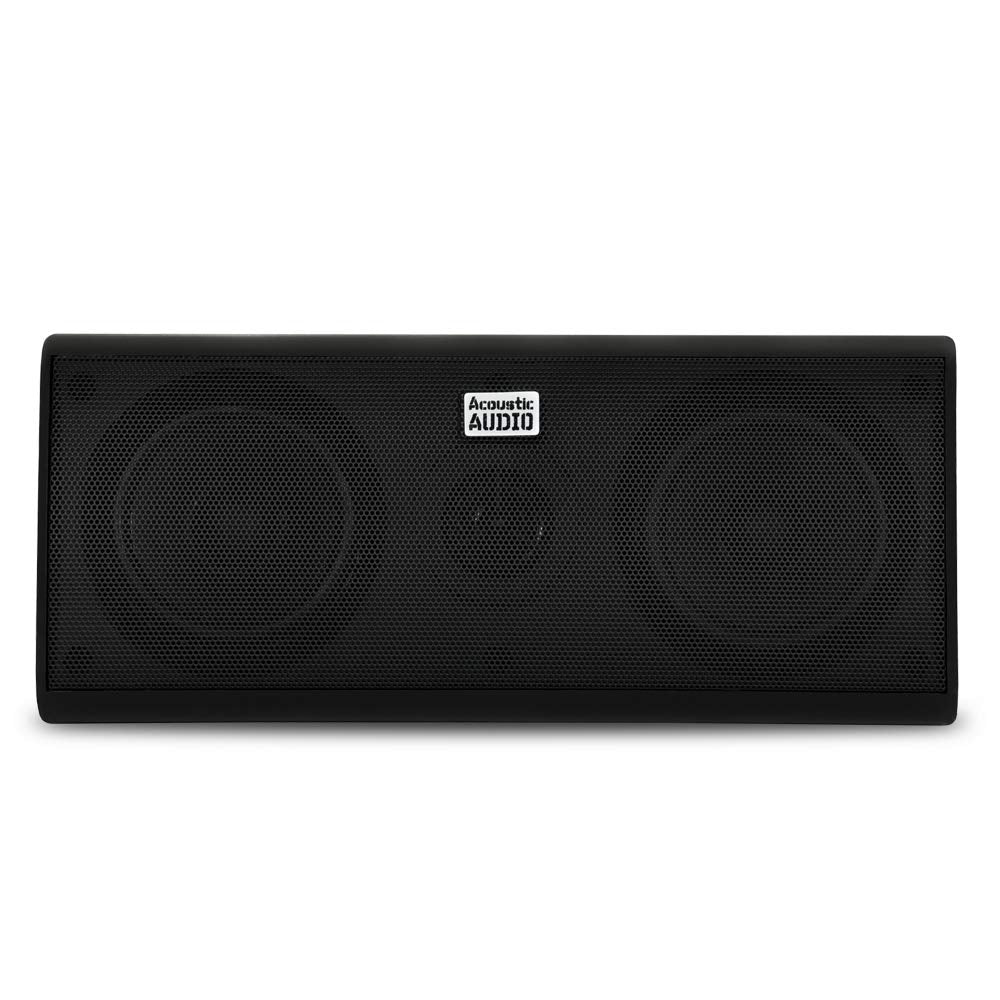 Altavoz Central Goldwood Estantería Negra 3 Vías 400W para Interiores
