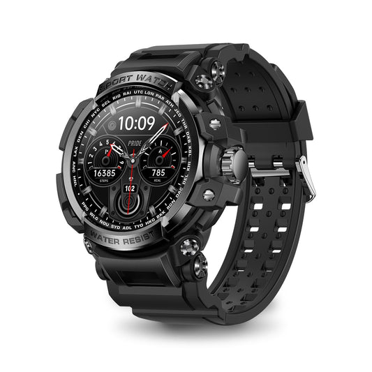 EASYTAO Smartwatch de Natación Impermeable IPX68, Reloj Inteligente de Llamada Bluetooth, Pantallas HD(360 * 360) con Monitor de Frecuencia Cardíaca/Oxígeno en Sangre/Presión Arterial, GPS