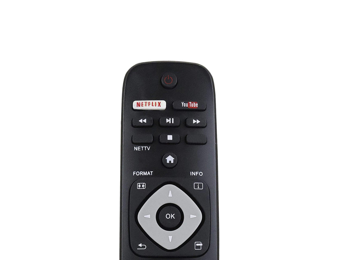 LIDERT Control Compatible con Philips Smart TV Netflix Youtube 4k
