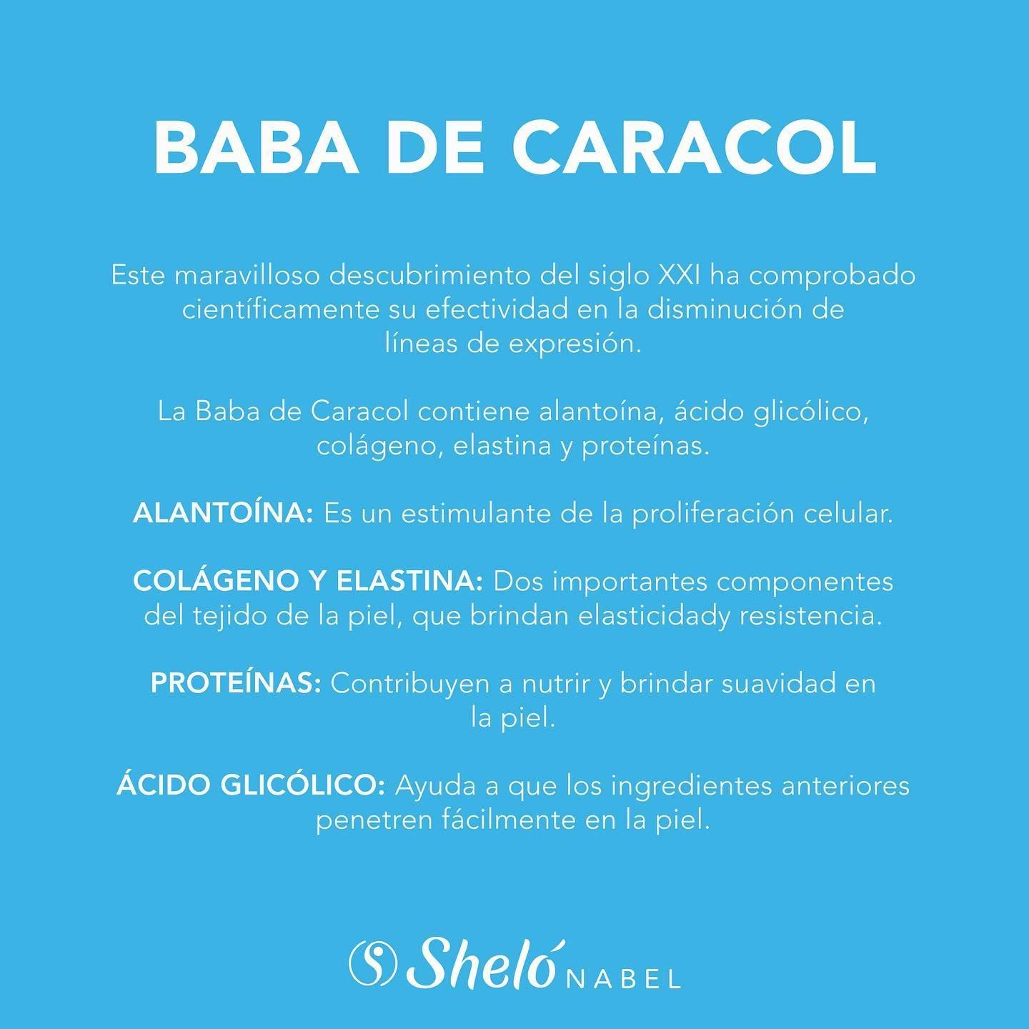 Crema Baba de Caracol Facial | Regeneradora de piel | Desvanece cicatrices, líneas de expresión, acné