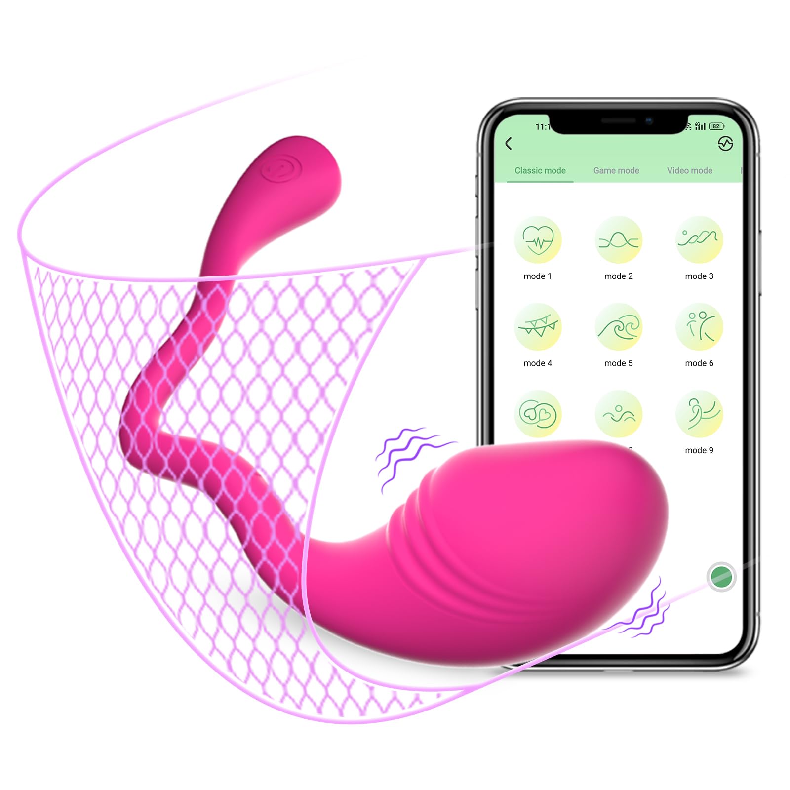 Vibrador Silencioso Impermeable de Alta Calidad en Miniatura y Suave para Mujer
