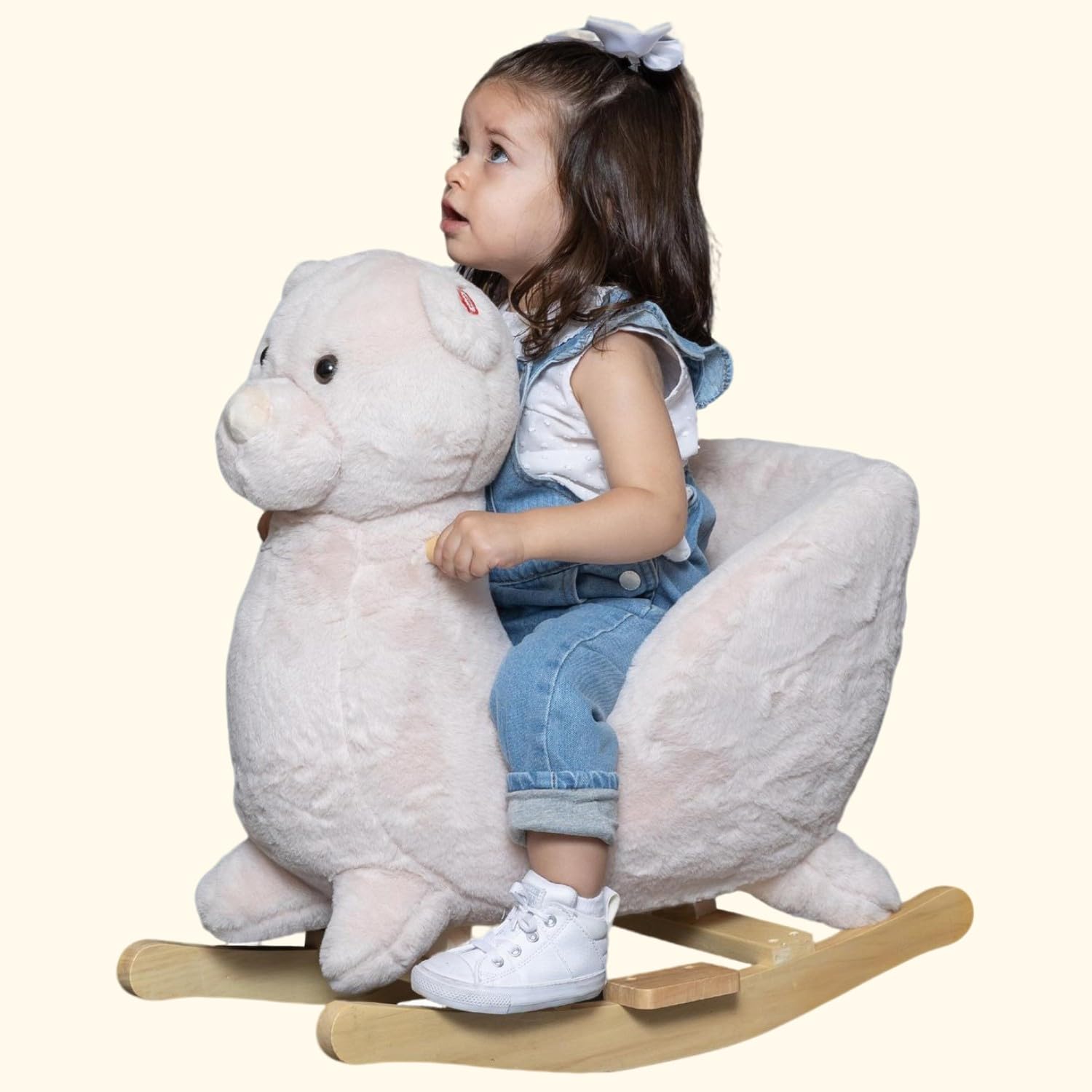 BAMBINETO Montable Mecedora para Bebe Osito de Peluche