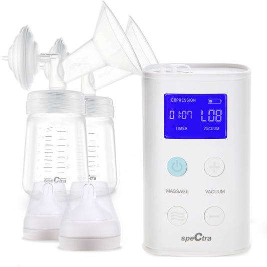 Extractor de Leche Eléctrico Spectra 9 Plus Recargable Portátil Grado Hospitalario Sistema Cerrado