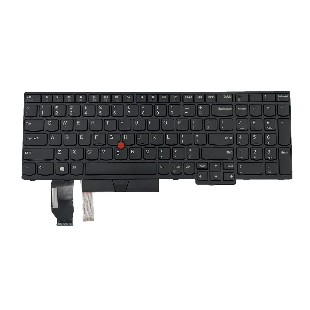 Repuesto de Teclado Tiugochr Lenovo ThinkPad Negro para Laptop