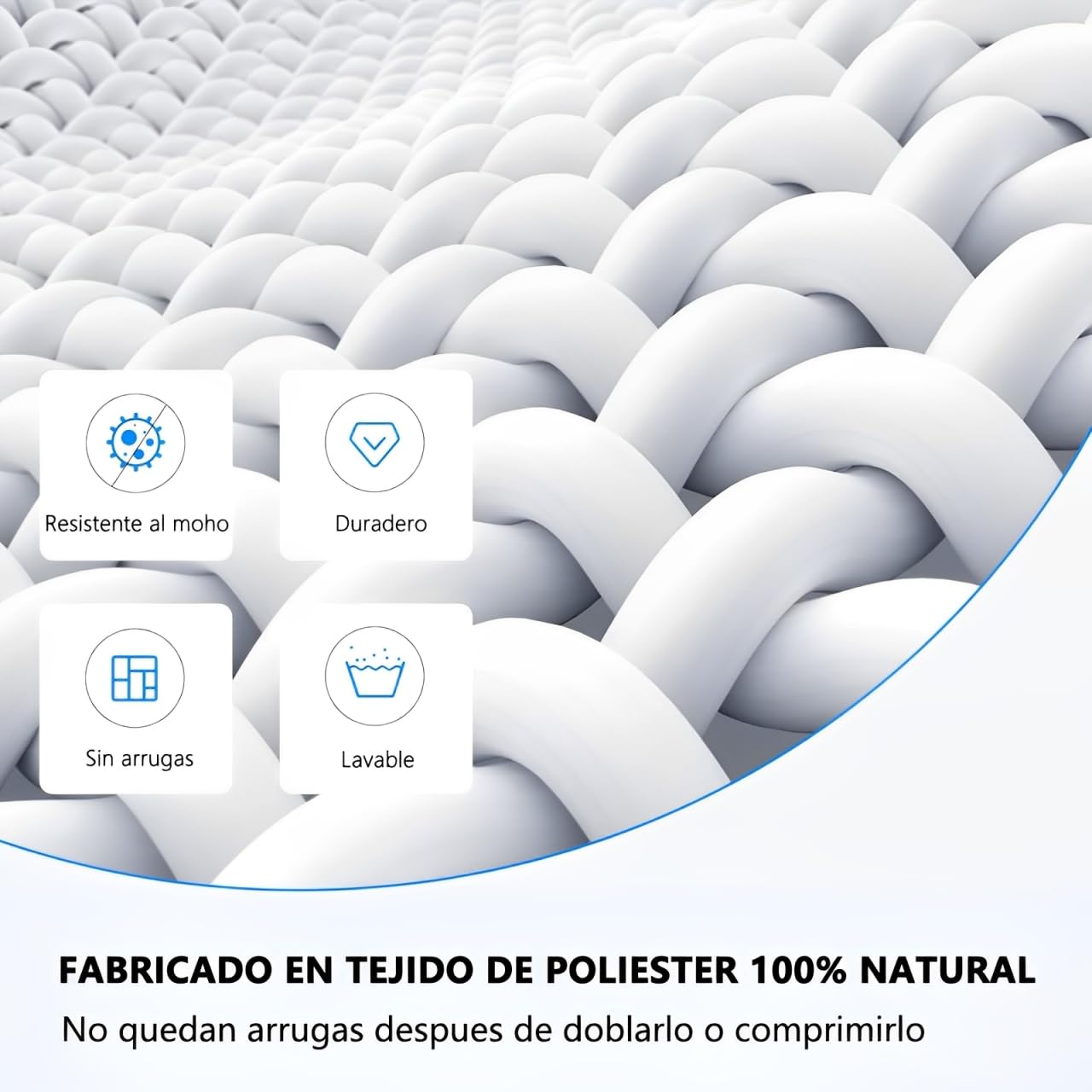 TPOUIDD Visualización de Proyector de 150 Pulgadas, 16:9 HD Pantalla de Proyector Portátil, Antiarrugas y Plegable，Adecuada para Exteriores, Interiores, Campamentos y Cine en Casa (150 Pulgadas)