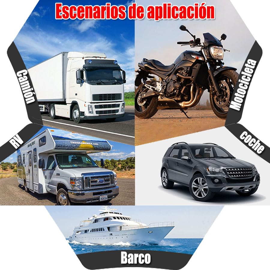 Bocina de Tren,Ocinas de Caracol Eléctrico Súper Fuerte de 150 dB,12 V Impermeable Bocina de Eléctrica de Aire de Coche, Agudos Fuertes y Bocina de Aire,Adecuado para Motocicleta,Camión,Bicicleta,etc.
