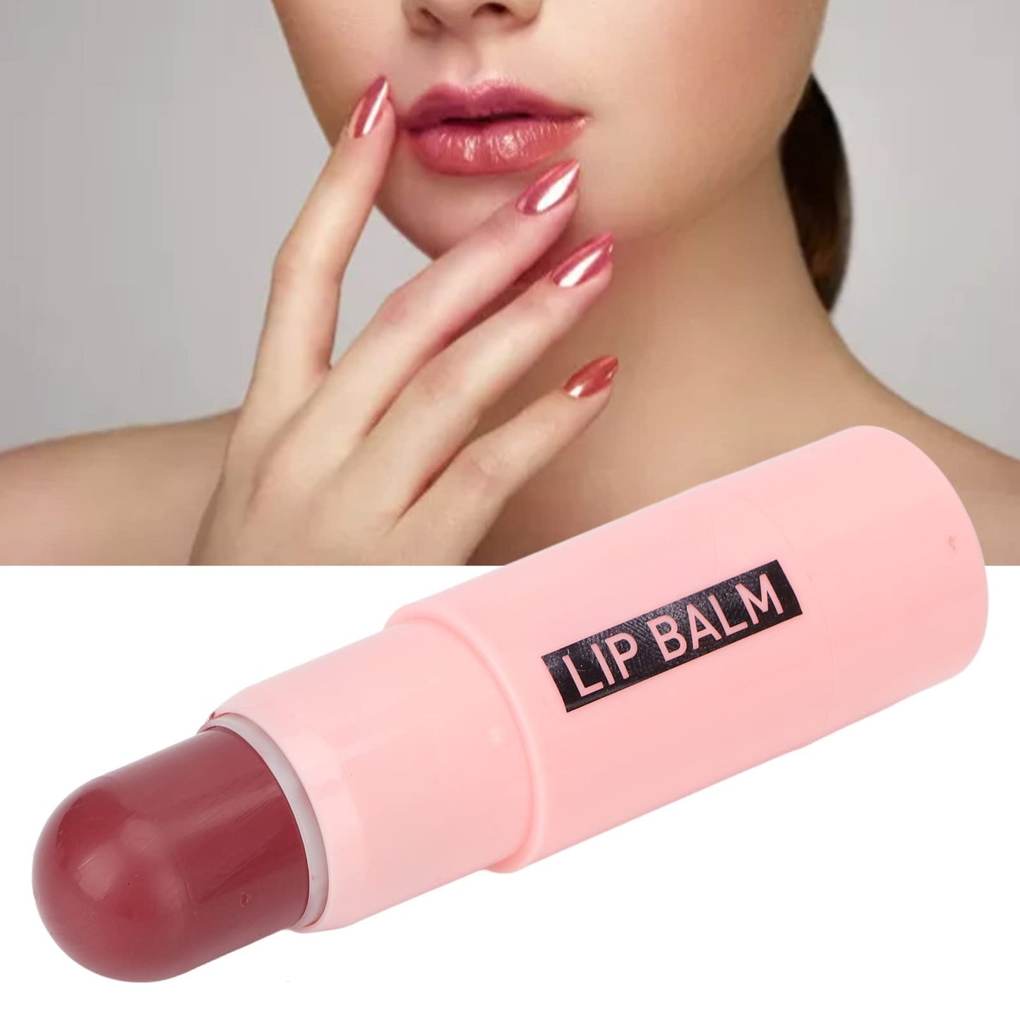 Lip Plumping Serum Hidratante Hidratante Pink Fuller Lip Care Bálsamo para Maquillaje Cosmético
