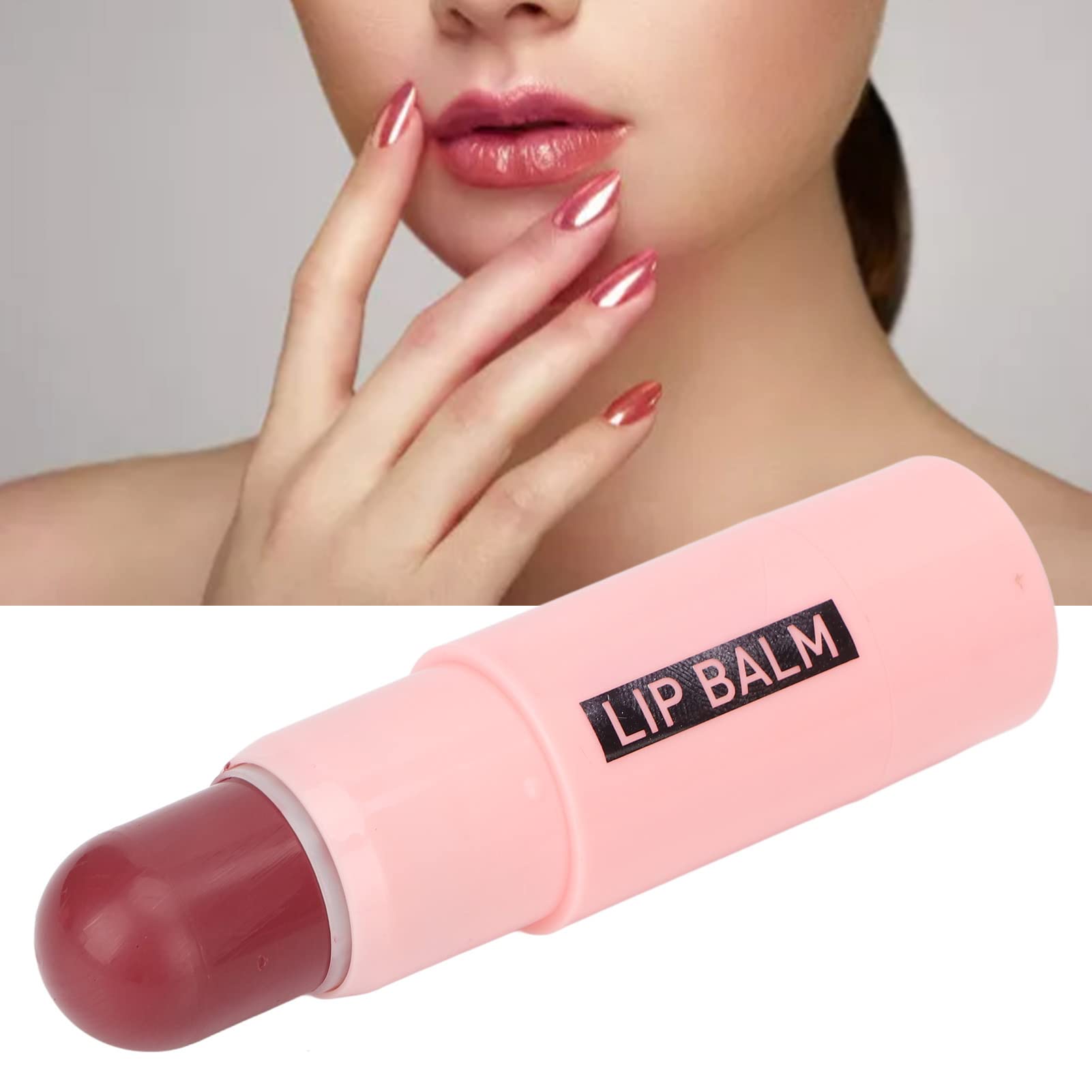 Lip Plumping Serum Hidratante Hidratante Pink Fuller Lip Care Bálsamo para Maquillaje Cosmético