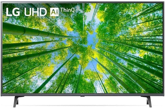 LG Television 43" Pulgadas 4K LED Uktra HD WebOS 22 Smart con ThinQ AI TV Google Assistant; Alexa; Apple AirPlay; HomeKit 43UQ8000AUB (Reacondicionado)