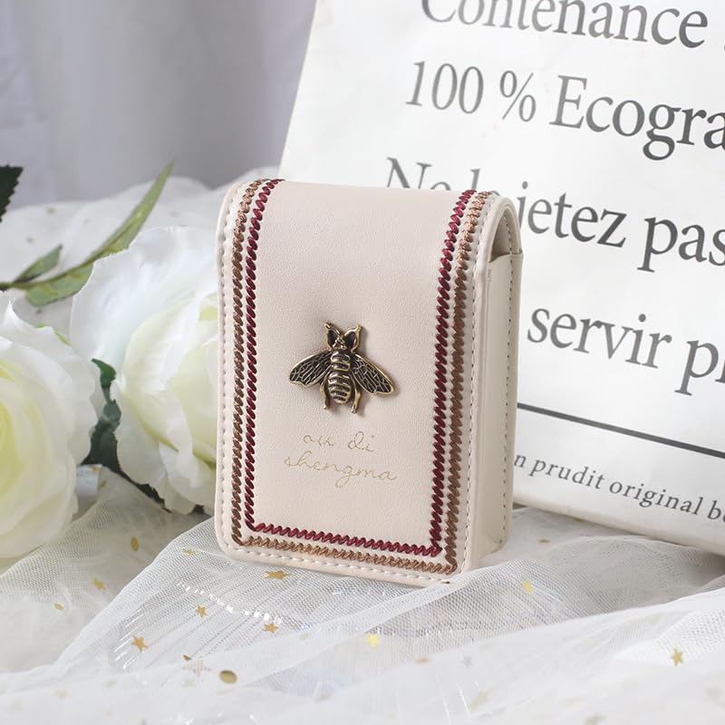 JANKOW - Funda para Lápiz Labial con Espejo, Mini Bolsa de Cosméticos para Viaje, Portátil y para Bolso