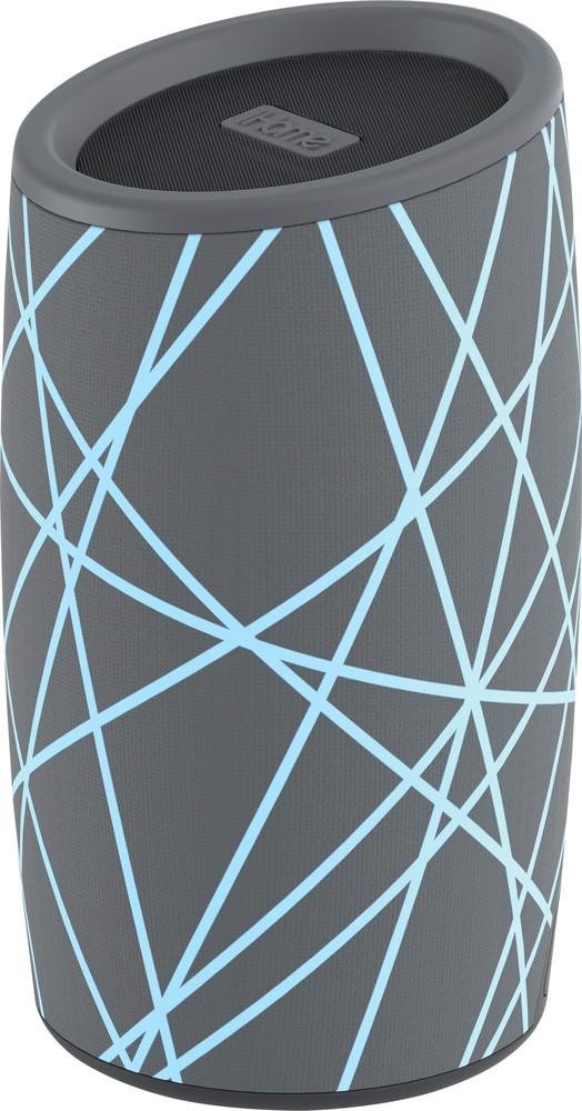 iHome iBT77 - Altavoz Bluetooth portátil con Altavoz y Tela a Prueba de Salpicaduras (Color Gris y Azul Claro)