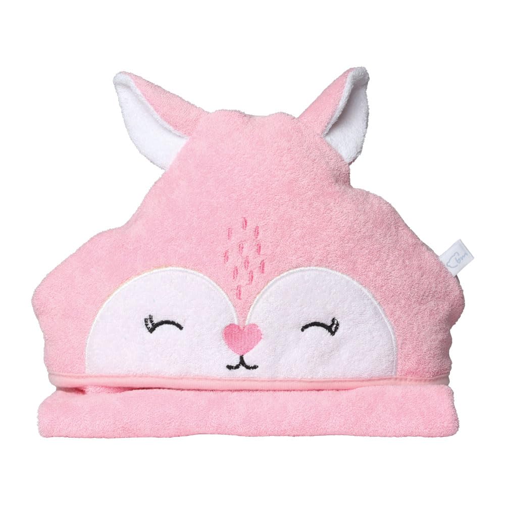 Baby Mink Salida de Baño para Bebé, Suave y Absorbente para Después del Baño (Rosa)