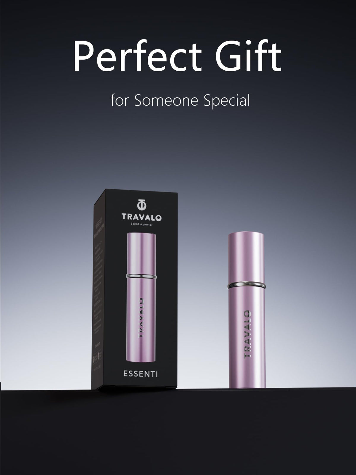 Travalo ESSENTI - Atomizador de perfume recargable, botella de viaje, mini dispensador de colonia, mini botella de aerosol portátil para mujeres y hombres, regalo, Rosado, 0.2 Ounces, ESSENTI