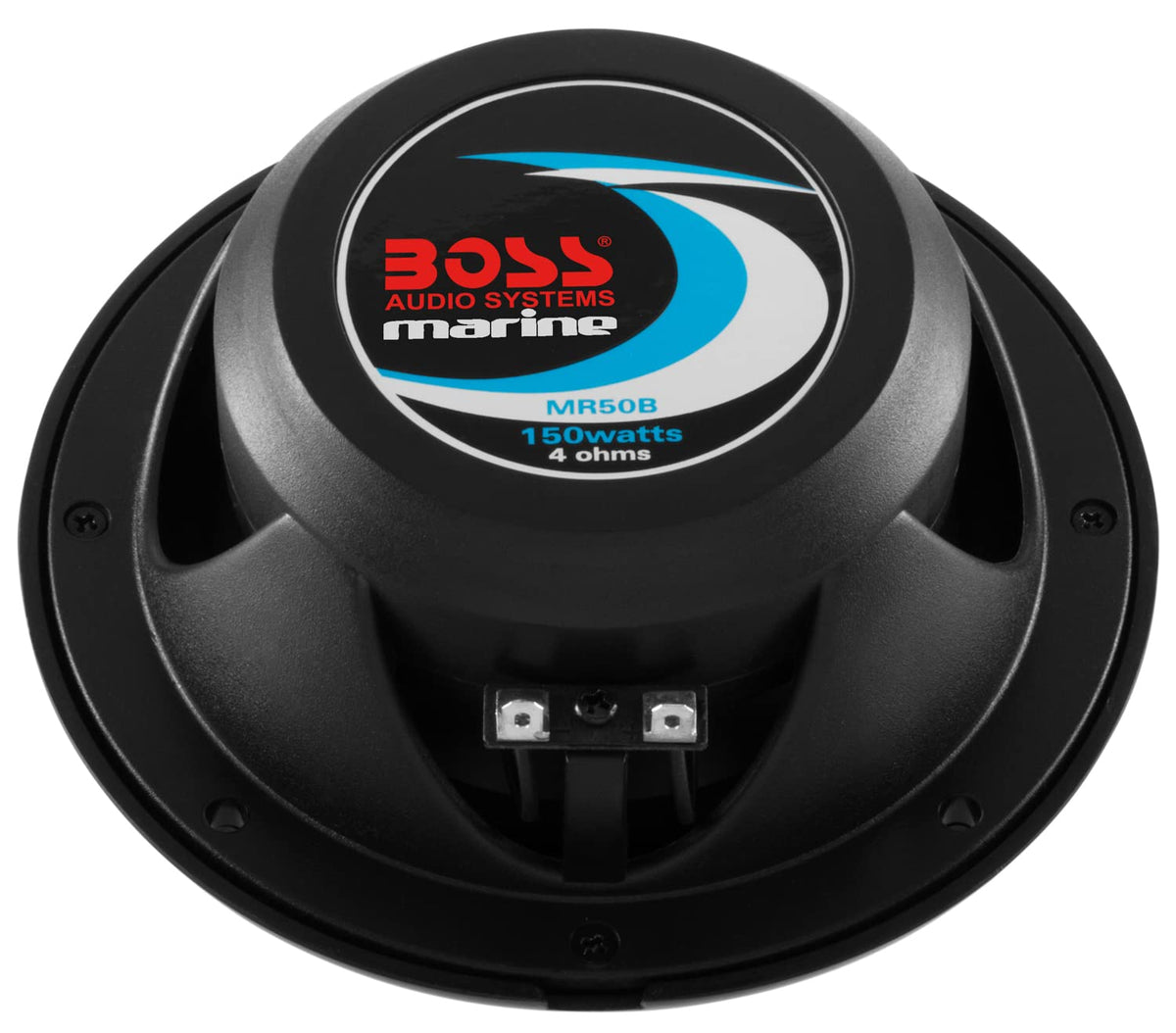 Bocina Coaxial Marina Boss Audio 150-Watt 2 Way Negra