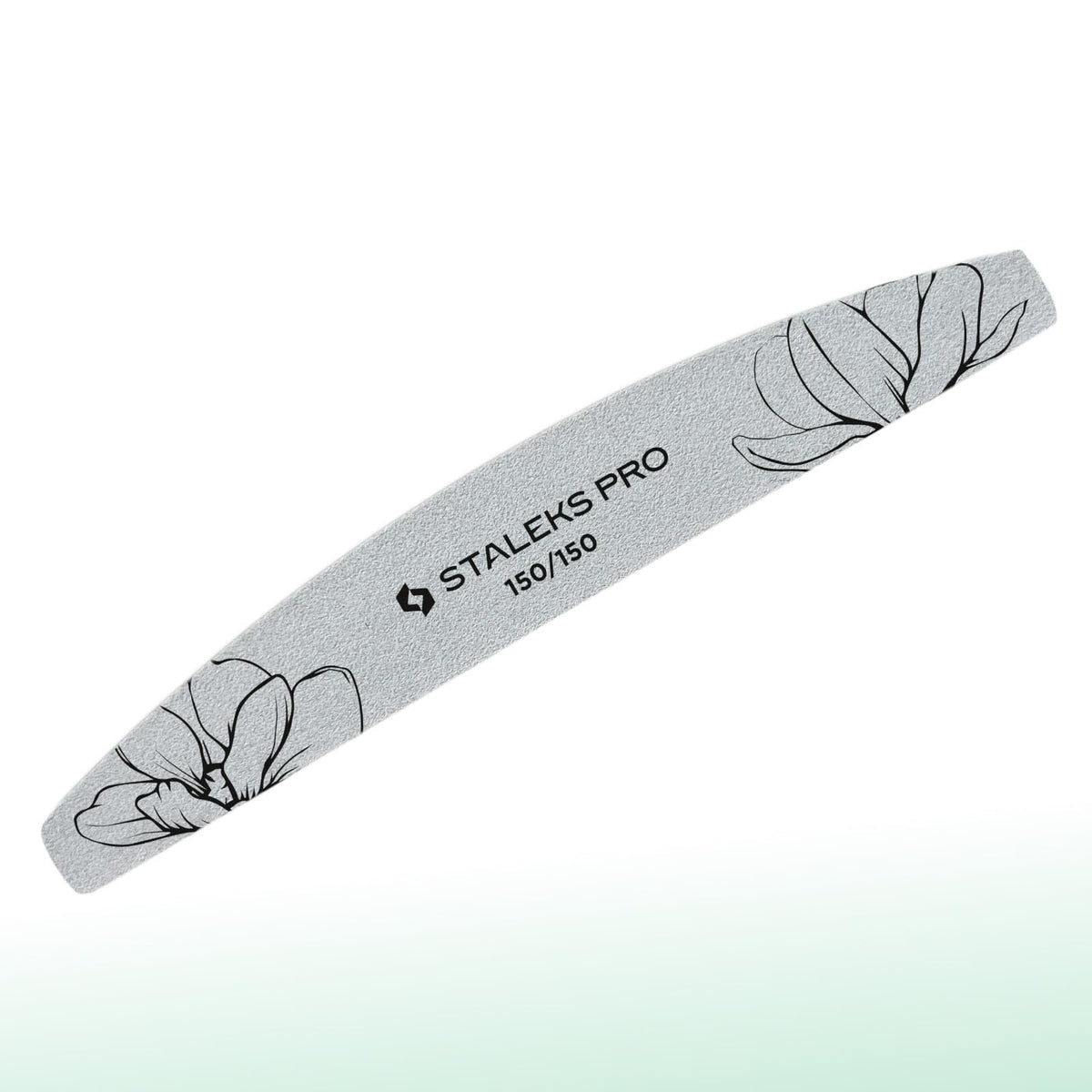 STALEKS EXPERT ST-NFE-40-150/150-25 - Lima de uñas (doble cara, grano 150/150 g, espuma fina, 25 unidades)