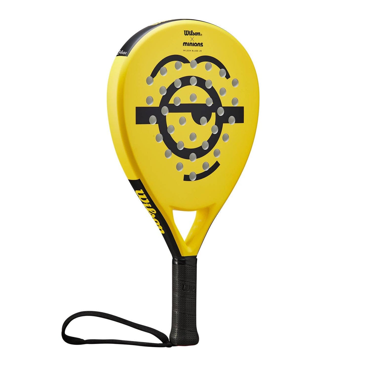 Raqueta de Pádel Wilson Amarillo Negro Fibra de Vidrio EVA para Niños