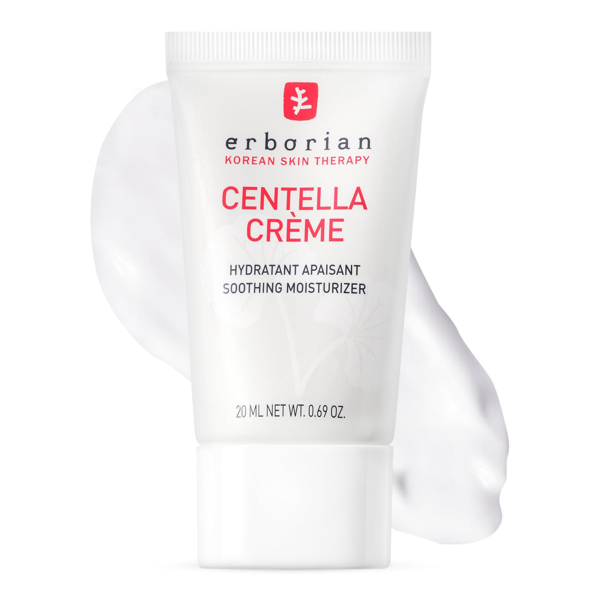 Erborian – Centella Cream with Centella Asiatica and hyaluronic acid - Soothing Moisturizer - Korean Skincare - Anti-rednesses - 20 ml