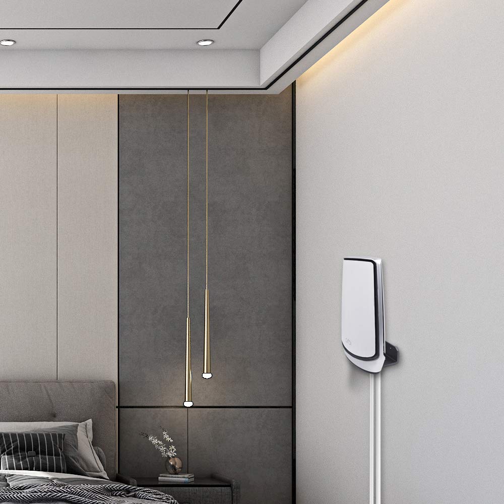 Soporte de Pared TIUIHU Blanco para NETGEAR Orbi Tri-Band Mesh WiFi 6 System