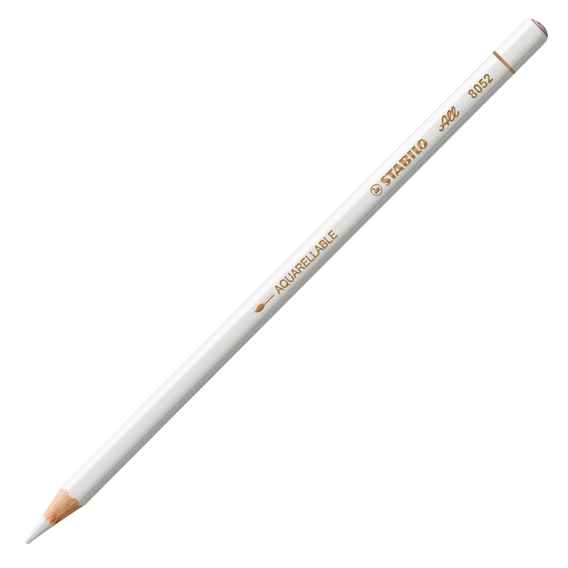 Lápices de Colores Stabilo Blanco 3,3 mm para Superficies Variadas
