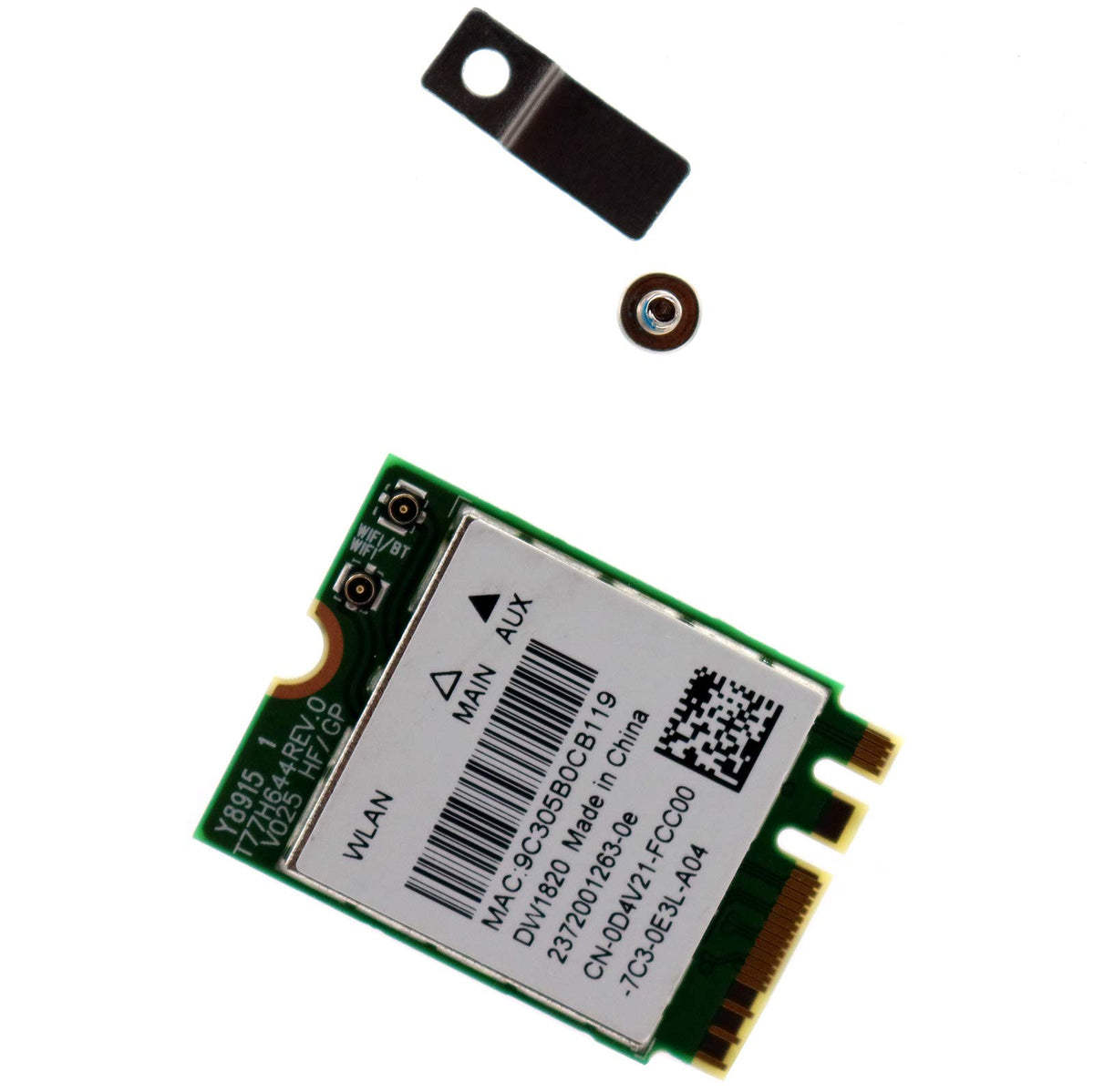 Adaptador WLAN WiFi DW1820 Deal4GO 867Mbps con BT 4.1 para Portátiles Dell