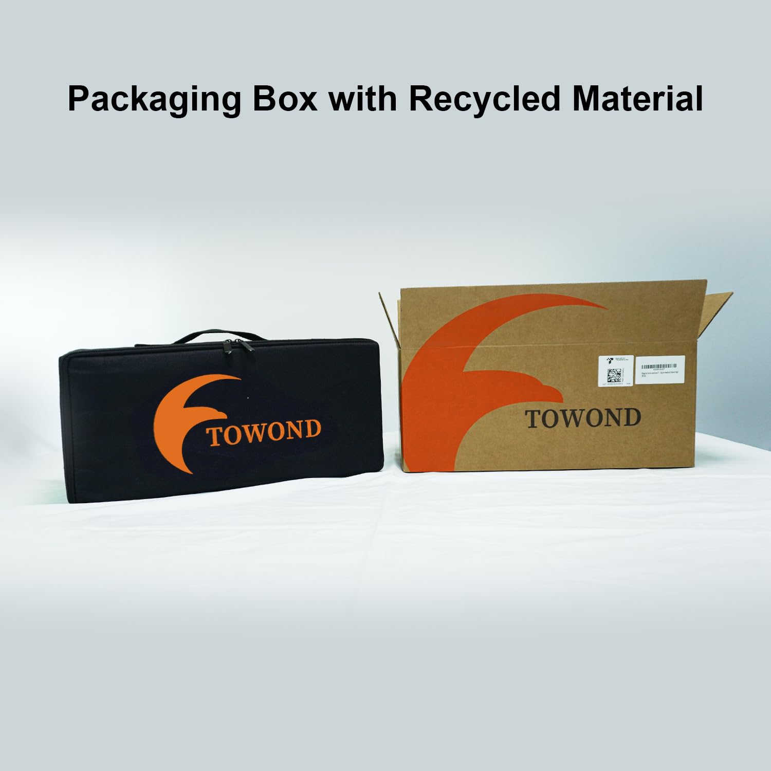 TOWOND - visualización de proyector portátil de 120 Pulgadas para Interiores y Exteriores, visualización de película 16:9 4K HD sin Arrugas, visualización de proyección Ligera con Bolsa de Transporte