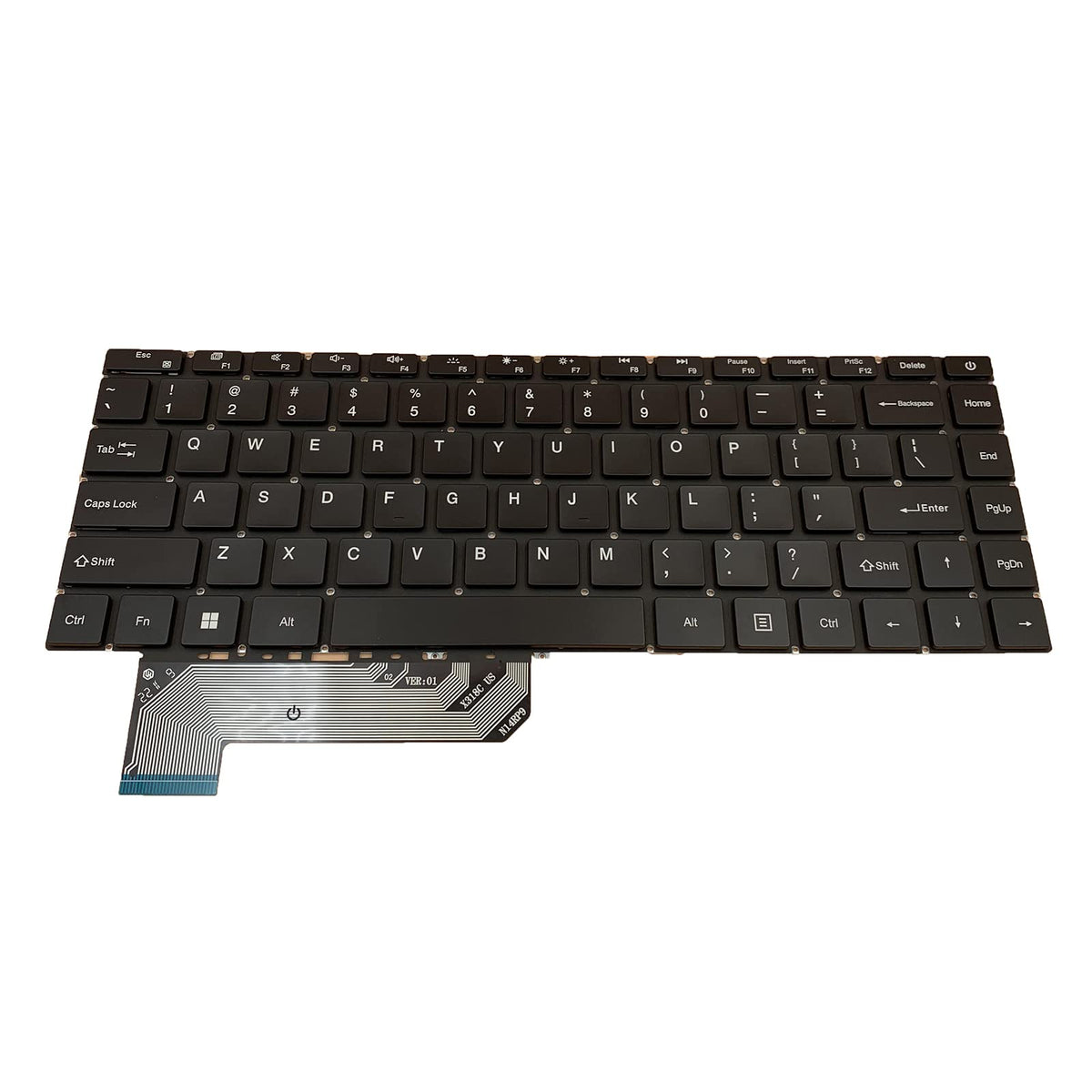 Teclado Portátil Siakoocty Retroiluminado Repuesto Gateway Ultra Delgado