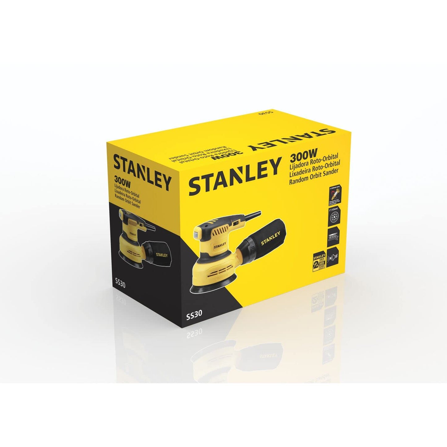 Lijadora Roto Orbital STANLEY 5 Pulgadas 300W SS30