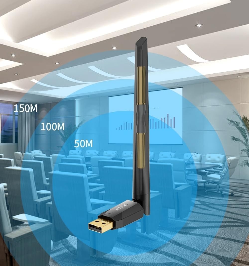 Adaptador Bluetooth FANTIA 150M Larga Distancia para PC y Portátil