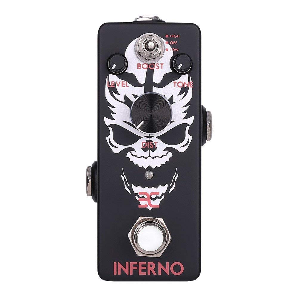 Pedal de Efectos EX Metal Distorsión con True Bypass para Guitarra
