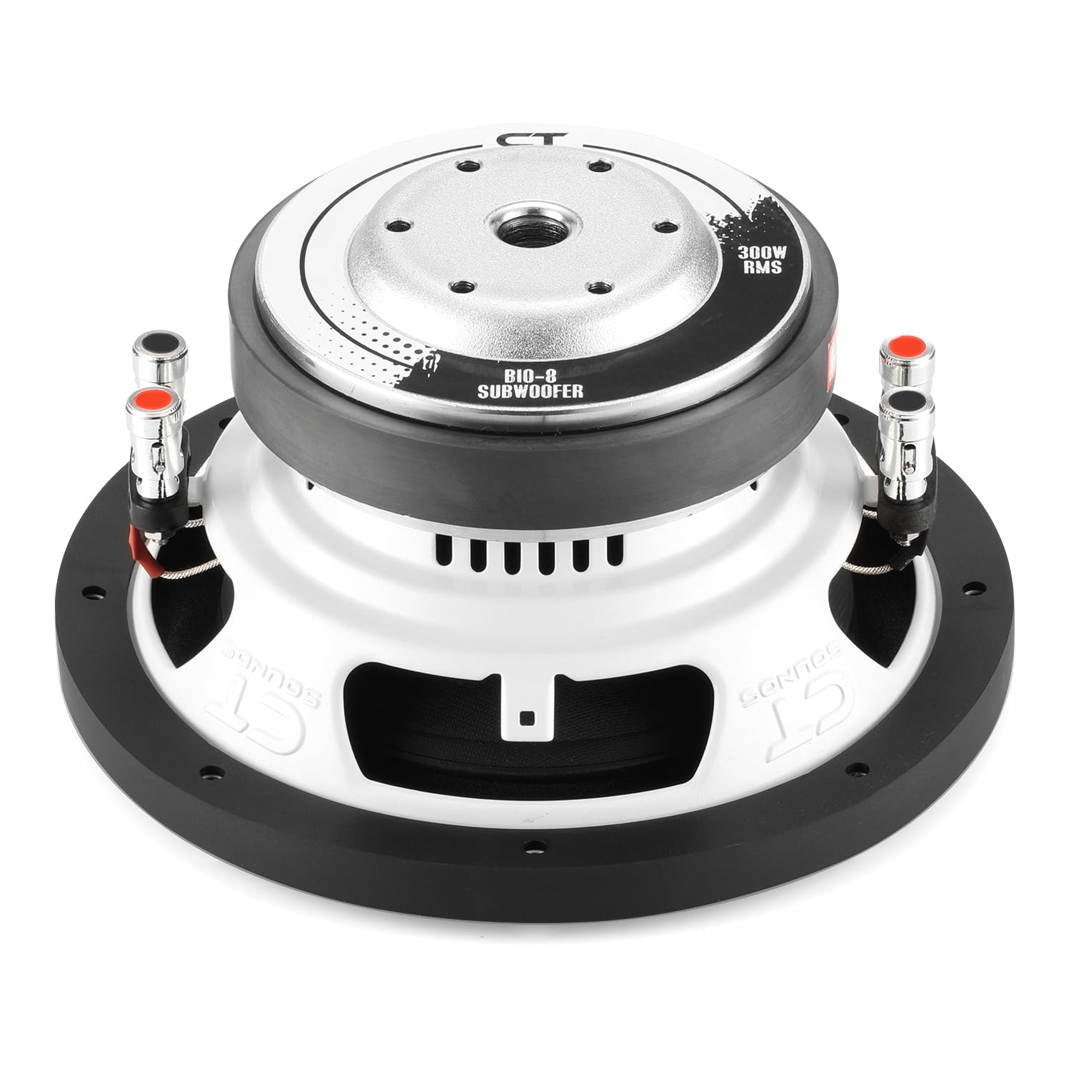 CT Sounds Bio - Subwoofer dual de 4 ohmios de 8 pulgadas, 600 vatios