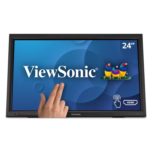 Monitor Viewsonic TD2423D 24 Pulgadas 1080p Pantalla Táctil Multi IR HDMI VGA USB Hub DisplayPort