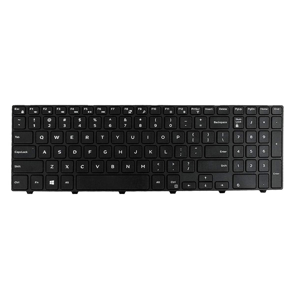 Teclado para Portátil Dell Inspiron Negro Repuesto Serie US